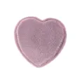 Heart shaped velvet ring box elegant jewelry storage display gift box for engagement wedding - Heart-Shaped Single Ring Boxes / Grey-Pink-Purple