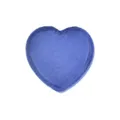 Blue velvet heart shaped ring box premium jewelry storage gift case aesthetic packaging - Heart-Shaped Single Ring Boxes / Blue and Purple