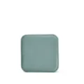 Mint green velvet ring box, square jewelry storage case for stud earrings and small gifts. - Mint Green