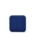 Blue velvet ring box square jewelry storage display box for earrings and small rings delicate packaging. - Dark Blue