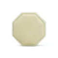 Boite a bague octogonale en velours beige pour emballage de bijoux et cadeaux. - Boîte à bague triple octogonale / Beige