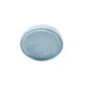 Hellblaue ovale Samt Ringbox fur Schmuck Prasentation, weiche Pluesch Geschenkdose. - Ovale Einzelring-Boxen / G100