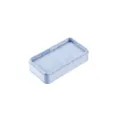 Plateau de presentation de bague en velours bleu et boite de rangement pour bagues boucles. - Plateau à Bagues Coins Arrondis / Bleu clair