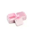 Pink velvet octagonal jewelry box for ring and necklace storage luxury packaging display. - Octagonal Beveled Necklace Boxes / Pink