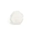 Boîte à bague en velours hexagonal blanc pour proposition, emballage cadeau de bijoux. - Bague Unique / Blanc