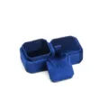 Dark blue velvet ring box octagonal jewelry storage box for luxury gift package display - Octagonal Beveled Necklace Boxes / Dark Blue