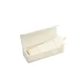 Boîte à bijoux en velours beige, élégant organisateur de rangement pour bagues et colliers. - Boîte à Collier (G96) / Beige
