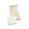 Beige velvet jewelry box large capacity multi-functional ring bracelet necklace storage case - Bracelet Necklace Card Box (G96)