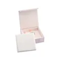 Pink velvet jewelry storage box variant with multifunctional compartments for rings and studs. - Bracelet Necklace Card Box (G118)