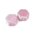 Pink velvet ring box, cute petal shaped jewelry storage case for proposal, wedding and daily gifts. - Single Ring Petal Box (G118) / Pink