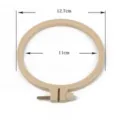 Telaio per ricamo in plastica 12.7cm anello punto croce strumento cucito fai da te - Cerchio Effetto Bambù 12.7cm / Diametro 12.7cm Interno 11cm