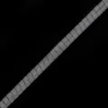 2mm schwarze Hämatit quadratische Perlen für DIY Schmuckherstellung, ideal Armbänder. - 2x2mm 38cm (Ca. 140 Stk.) / Schwarz
