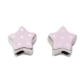 Perles etoiles rose en acrylique pour chaines de telephone 3D perles de bricolage DIY - 1 Pièce / Rose