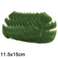 Feuille de Monstera Artificielle Plante Tropicale Set de Table Décoration 11.5x15cm - S / 12 Pièces (11.5cm x 15cm)