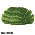 Feuilles de Monstera Artificielles Plante Verte Set de Table Décoration Modèle 18x20cm - M / 12 Pièces (18cm x 20cm)