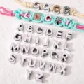 Acrylic plaid star letter beads charm diy phone chain material handmade accessories kit - Letter A / 1 Piece/Pack / Pink and White Plaid