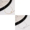 Stainless steel lip chain necklace gold and silver fashion DIY jewelry accessories set - 45cm / Lips Chain / 1 Piece/Pack / Steel