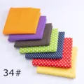 Cotton Polka Dot Fabric Bundle Variant 34# Colorful DIY Sewing Patchwork Craft Material - Style 34#