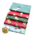 Christmas cotton printed fabric variant 3#, DIY handmade patchwork sewing cloth material - Style 3