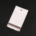 Witte Kop OPP Zakje Sieraden Verpakking Zelfsluitend Doorzichtige Plastic Pouch Var - 8x14cm (100 Stuks/Verpakking)