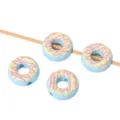 16mm acrylic donut shaped loose beads diy handmade bracelet phone chain jewelry parts - Blue