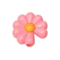 Perle de fleur bouffante rose accessoire de bracelet téléphone mignon pendentif marguerite - Petite Marguerite (Rose)