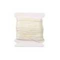0.8mm white nylon cord spool braided thread for DIY handmade jewelry bracelets crafting. - #045 Beige / 5 Meters/Pack