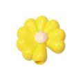 Accessoire de perle de fleur jaune pour porte-clés DIY pendentif de chaîne de téléphone - Petite Marguerite (Jaune)