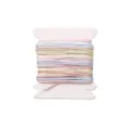 0.8mm nylon jade cord wound on card for DIY beading and bracelet making, pastel multi-color. - Gradient Dye #071 / 5 Meters/Pack (0.8mm)