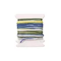 0.8mm nylon jade cord multi-color braided thread spool for DIY jewelry making crafts - Gradient Dye #073 / 5 Meters/Pack (0.8mm)