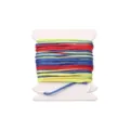 0.8mm nylon cord jade thread for DIY jewelry making, beading, and braided bracelets spool. - Gradient Segment Dye #085 / 5 Meters/Card (0.8mm)
