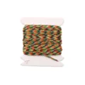 0.8mm nylon jade cord multicolored braided thread winding card for DIY jewelry making bracelets - #096 Gradient Segment Dye / 5 Meters/Pack