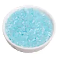 4mm light blue glass donut beads for DIY handmade jewelry bracelets necklaces accessories. - 450g/Pack Approx 8100 Pcs / Light Blue