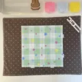 Square fuse bead pegboard variant, DIY craft tool set with colored perler beads and tweezers. - 78 Long Pegs Style / 1 Piece / Green Star
