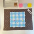 DIY fuse bead pegboard set with colorful beads, transparent templates and tweezers - 78 Long Pegs Style / 1 Piece / Blue Star