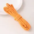 Orange core-spun cotton braided rope for DIY crafts, clothing accessories and home decorations. - Gold Yellow