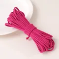 Pink cotton cord for handmade DIY crafts and sewing apparel accessories variant product - Rose Red