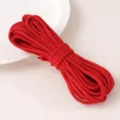 Red Core-Spun Cotton Braided Cord for DIY Craft Sewing Ribbon Trim Clothing Accessories - China Red