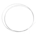 Filo di perline DIY color argento accessorio per la creazione di gioielli artigianali. - Filo Semiduro (61#) / Diametro 0,6mm (1m/Confezione) / argento spesso