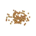 Perline distanziatrici in metallo dorato per creazione di gioielli fai da te e bracciali. - Distanziatore (69#) / 2.5mm (100 pezzi/confezione) / Placcatura in oro 18K