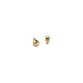 Perline finali in metallo dorato coprinodo accessori per creazione gioielli DIY - Chiusura per Cordino (140#) / Confezione da 1 Pezzo (3.2mm) / Oro 14K