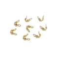 Terminali per perle dorati coprinodi accessori per la creazione di gioielli fai da te - Coprinodo (173#) / 3x6mm (10 Pezzi) / rivestimento in oro 14k