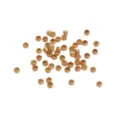 Perline di chiusura in metallo dorato distanziatori per creazione di gioielli fai da te - 2.5 Perla di posizionamento (193#) / 1 Pezzo (Foro circa 2mm) / Placcatura in oro 18K