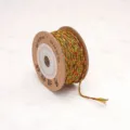 Πολύχρωμο πλεκτό βαμβακερό κορδόνι 1-1.5mm για DIY χειροτεχνίας βραχιόλι κολιέ υλικό - Διάμετρος 1.0mm Περίπου 25m/Πηνίο / Kangba Πολύχρωμο