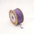 1-1.5mm πλεγμένο βαμβακερό κορδόνι χειροτεχνίας για diy κατασκευή κοσμημάτων και κολιέ - Έθνικ Μωβ