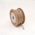 Πλεγμένο στριφτό βαμβακερό κορδόνι 1-1.5mm υλικό DIY χειροποίητο βραχιόλι κολιέ - Χρώμα Κάνναβης