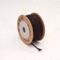 Καφέ πλεγμένο βαμβακερό κορδόνι 1-1.5mm για DIY βραχιόλια, κολιέ και χειροποίητα αξεσουάρ. - Καφέ