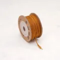 Karouli vamvakero kordoni 1-1.5mm chryso kafe gia cheiropoiita brachiolia DIY kai kosmimata. - Γήινο Κίτρινο