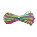 Cordón de jade 72 colorido hilo nailon poliéster para manualidades y joyería DIY artesanal. - Manojo de 10m / Degradado Multicolor