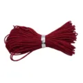 Cordón de nailon rojo para joyería DIY, hilo trenzado para nudo chino, hilo de jade de calidad. - Manojo de 10m / Burdeos